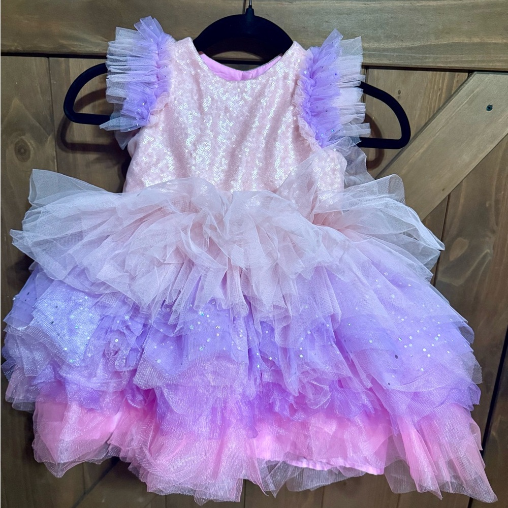 Pink and Purple Tulle Kids Costume